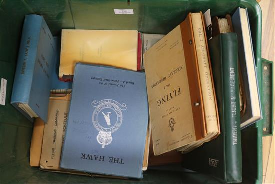 Test Pilots log books and flying books